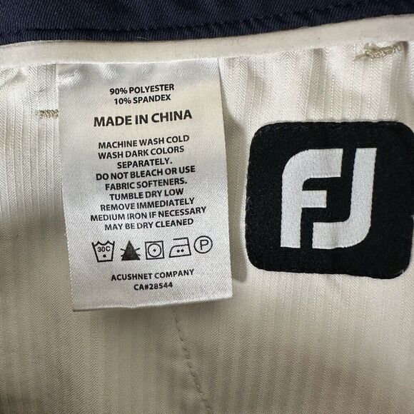 Footjoy Pants Mens 32x32 Beige Golf Performance Chino Stretch Straight Leg Adult - Picture 2 of 10